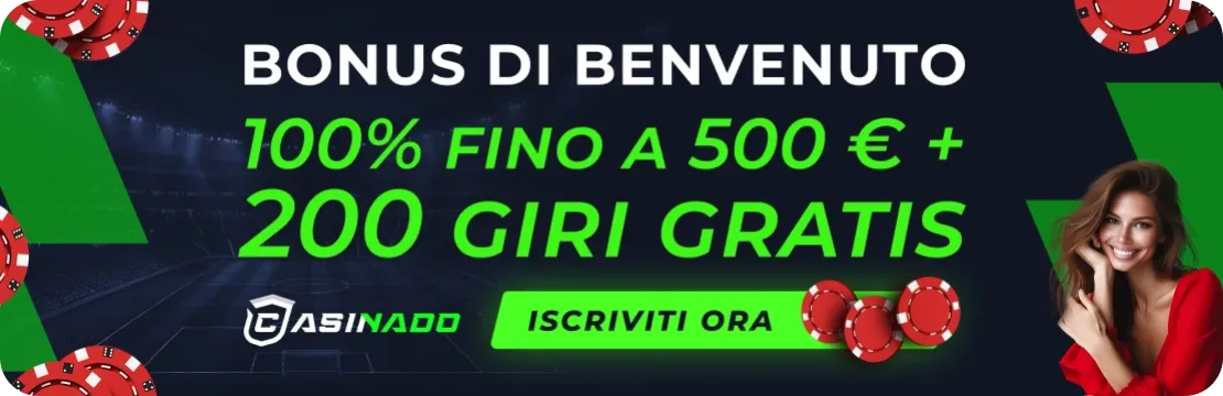 Casinado casino bonus
